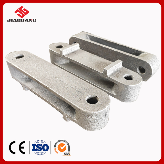 China made high precision boiler auxiliary parts cast steel/cast iron slag remover plate chain