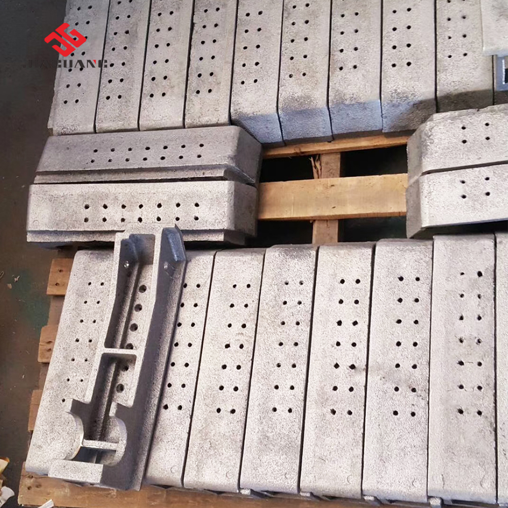 Hydraulic swing reciprocating grate, chain grate cast steel cast iron Ma steel 450mm biomass fixed grate wood pellet combustion boiler accessories