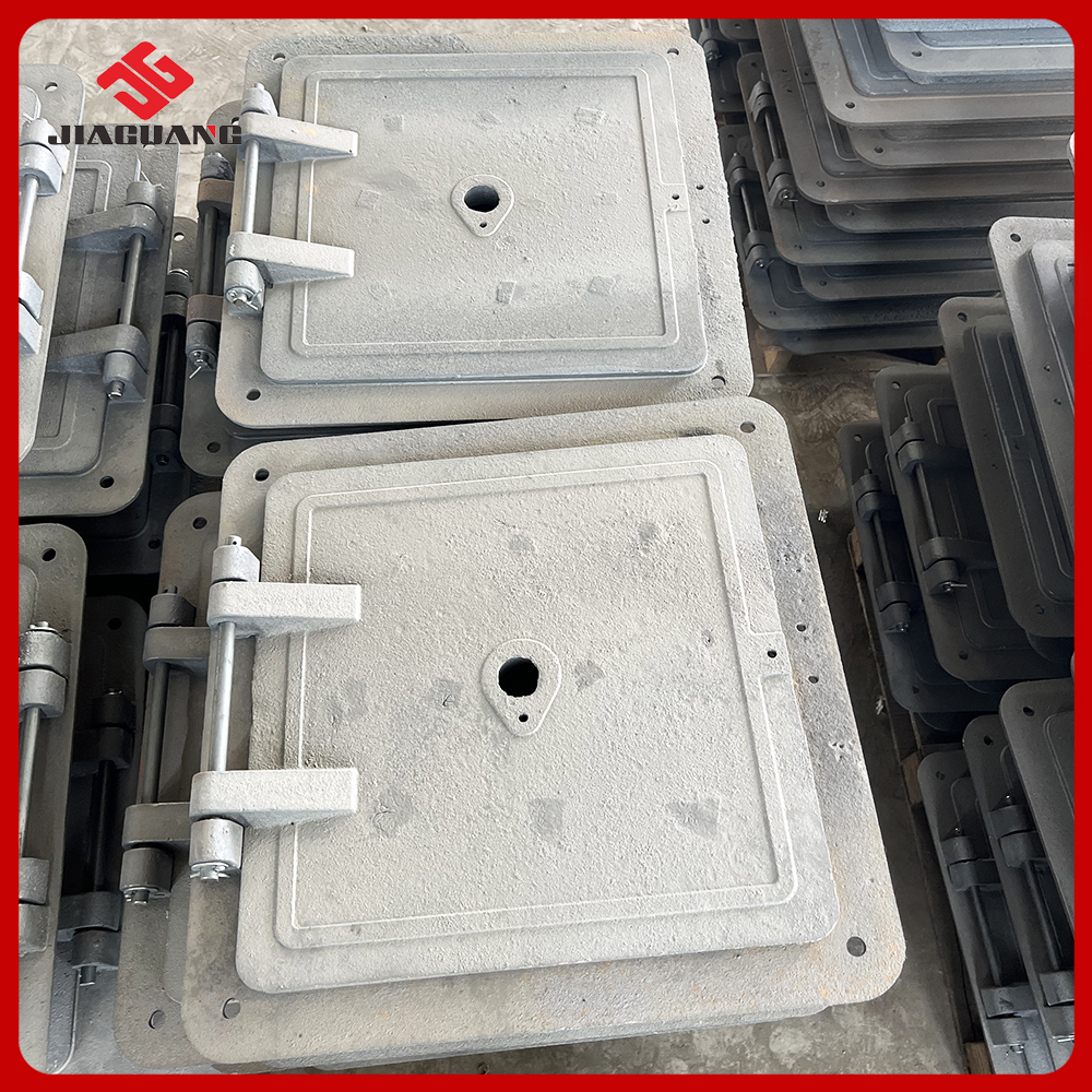 Cast iron heat-resistant fire-resistant layer boiler accessories furnace door