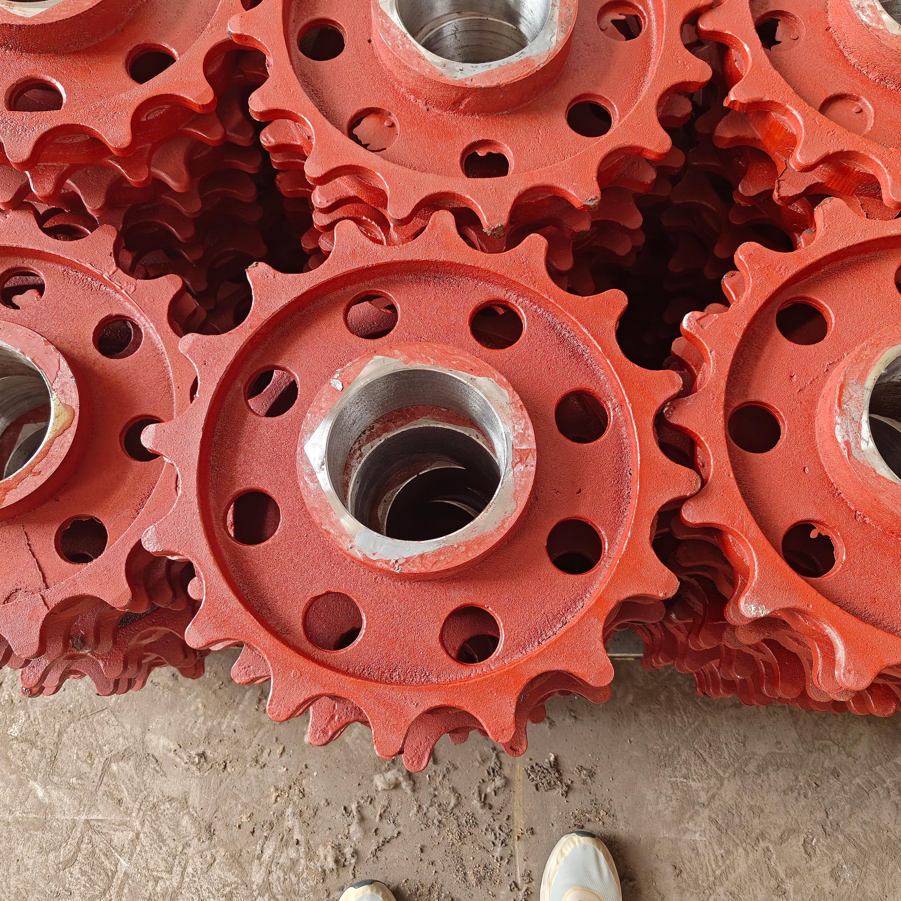 Hot selling high transmission efficiency Φ300X80mm cast steel/alloy steel/cast iron chemical boiler parts boiler gear