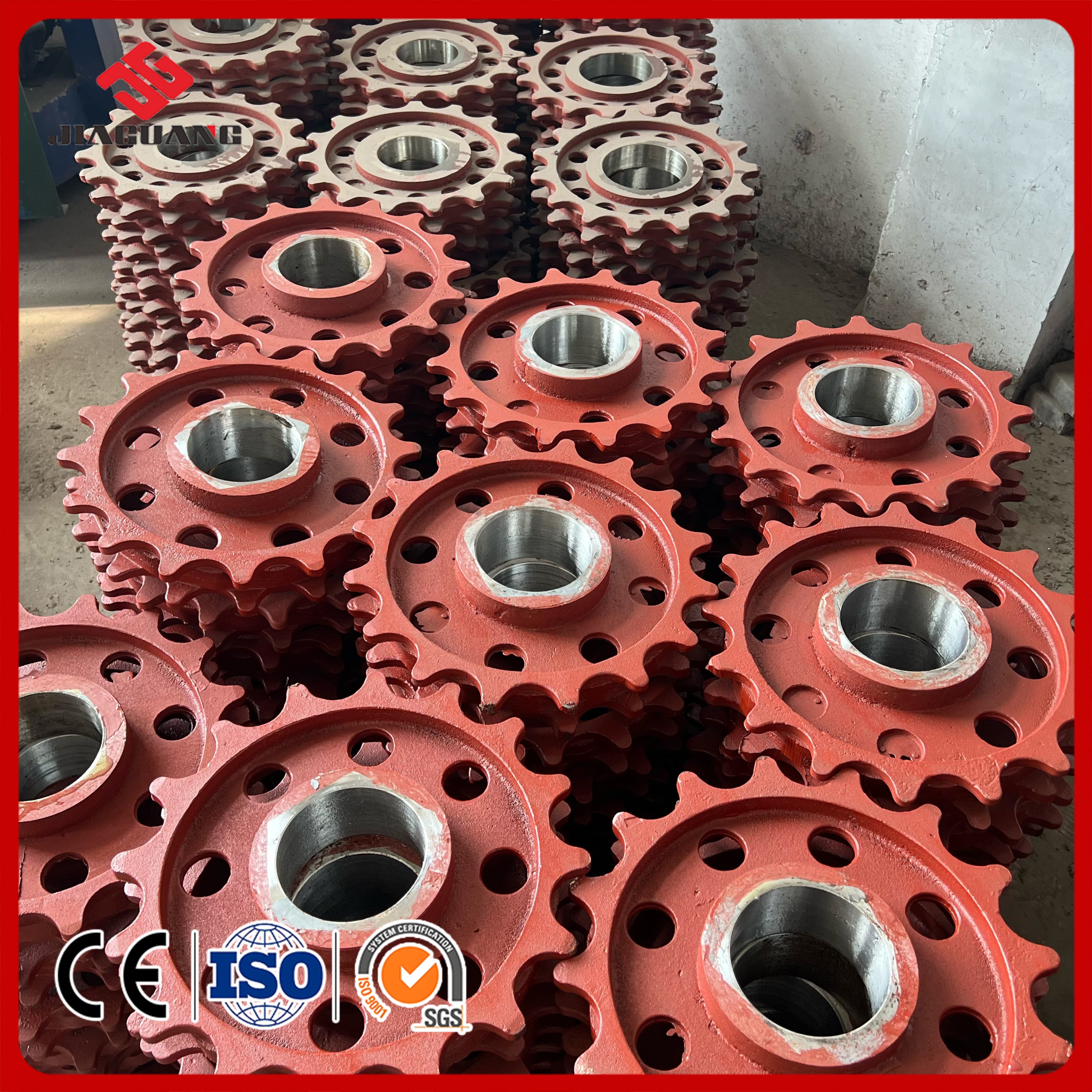 Hot selling high transmission efficiency Φ300X80mm cast steel/alloy steel/cast iron chemical boiler parts boiler gear