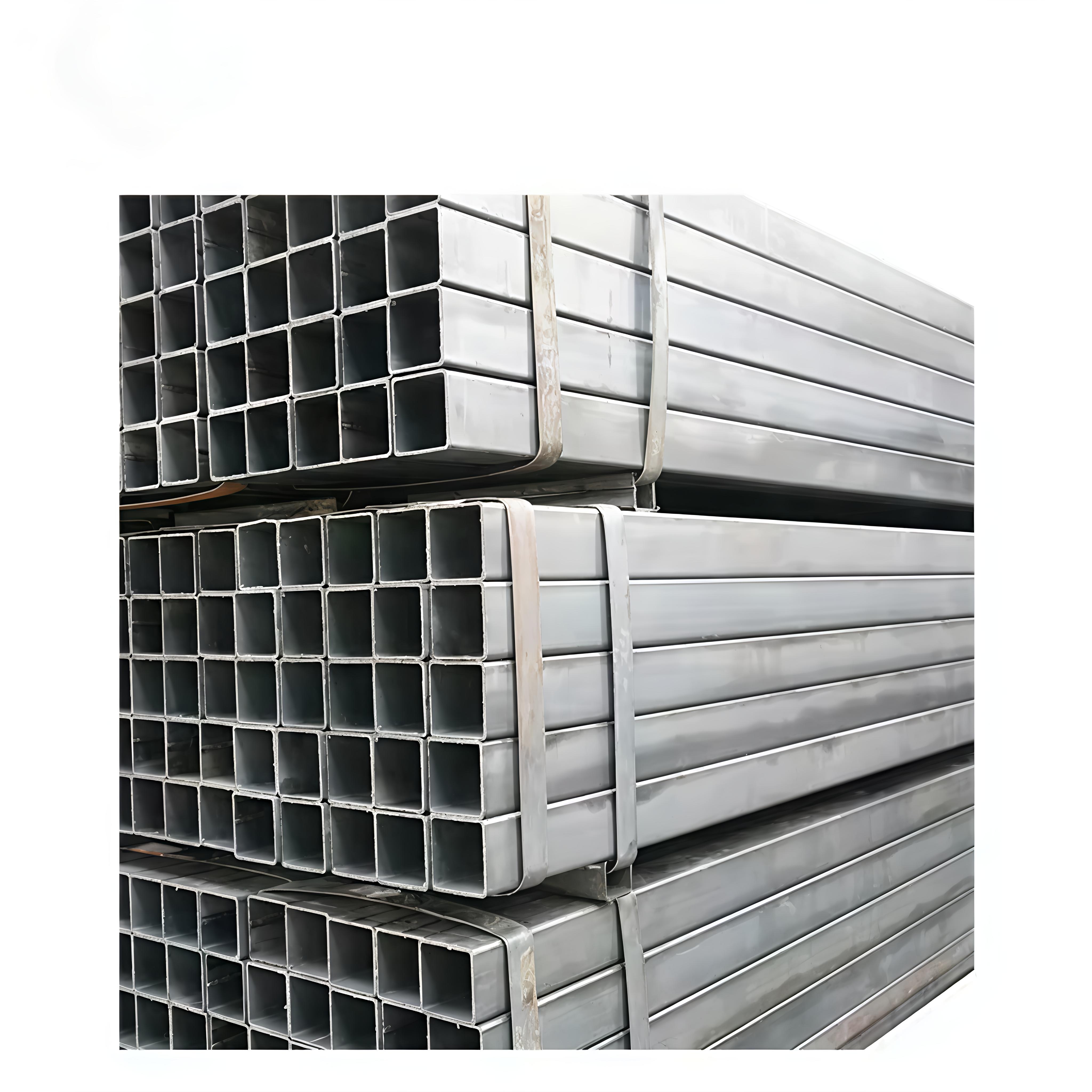 Environmentally friendly and durable preferred material for building infrastructure Carbon steel Q235 corrosion-resistant galvanized square tube